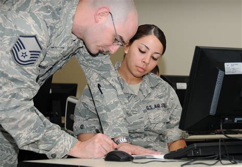 Keesler Air Force Base cyber training classroom environment
