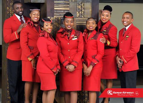 Kenya Airways crew and executives standing beside restored Boeing 787 Dreamliner on tarmac