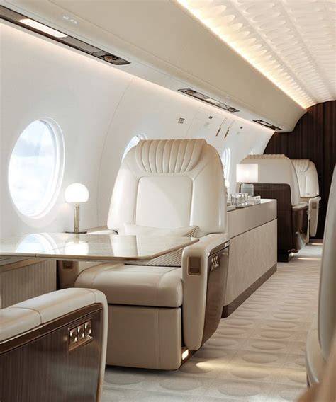 Kim Kardashian Gulfstream G650ER Kim Air interior luxury