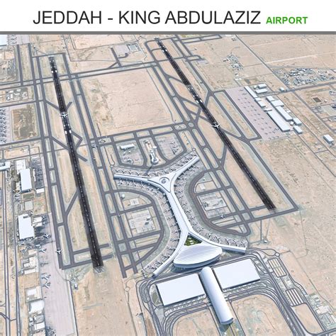 King Abdulaziz International Airport Jeddah Terminal 2 construction and fourth runway