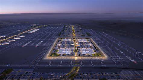 King Salman International Airport RUH Riyadh six runway aviation hub Saudi Arabia 2036
