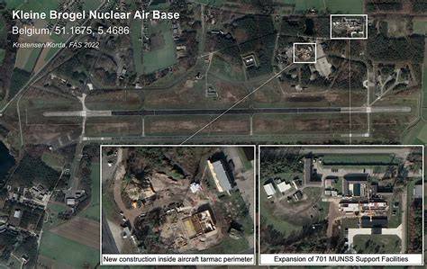 Kleine-Brogel Air Base Belgium F-35A hardened aircraft shelters and NATO nuclear-sharing infrastructure