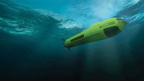 Knifefish autonomous underwater drone searching for sea mines