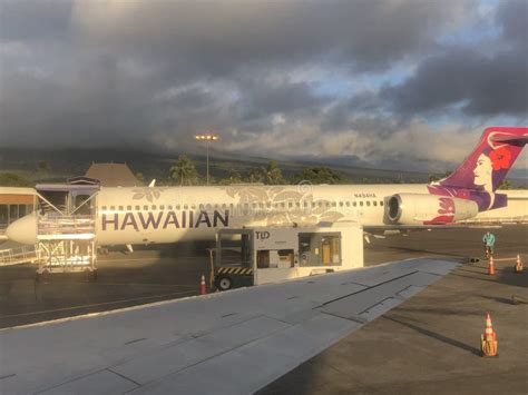 Kona International Airport coastal runway lava fields Hawaii Southwest 737 MAX