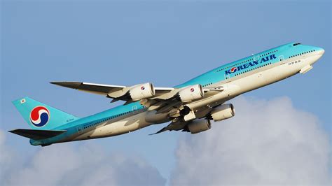 Korean Air Boeing 747-8 parked before USAF conversion