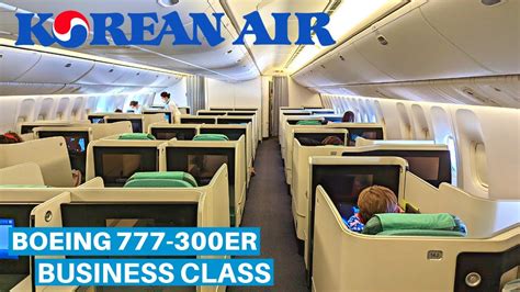 Korean Air Boeing 777-300ER 3-3-3 economy seating wide seats