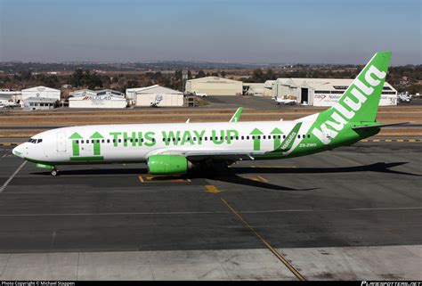 Kulula.com Boeing 737 with custom livery at Cape Town International Airport