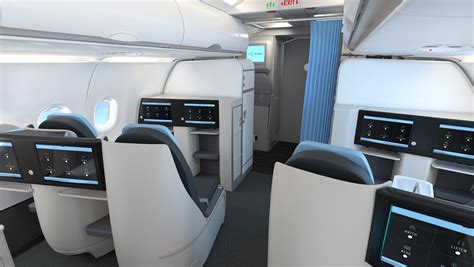 la compagnie a321neo all business class cabin