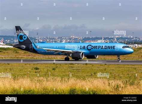La Compagnie Airbus A321neo business class aircraft at Paris Orly Airport