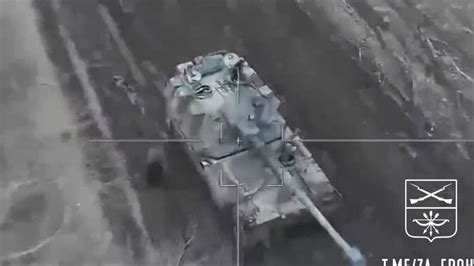 Lancet UAV strike footage showing impact on Ukrainian artillery