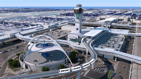 LAX automated people mover Landside Access Modernization Program Los Angeles airport infrastructure