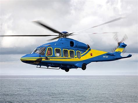 Leonardo AW189 helicopter in flight
