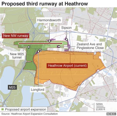 local residential area near heathrow marked for redevelopment under third runway plan