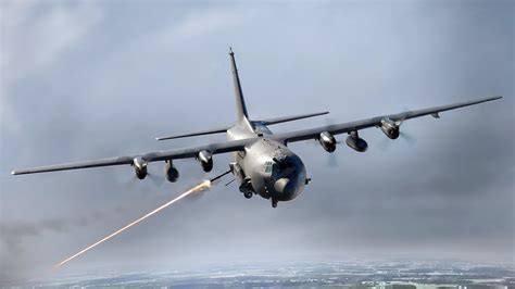 Lockheed C-130 Hercules dropping humanitarian aid over remote terrain