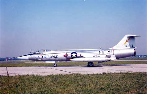 Lockheed F-104 Starfighter in Luftwaffe markings on museum display
