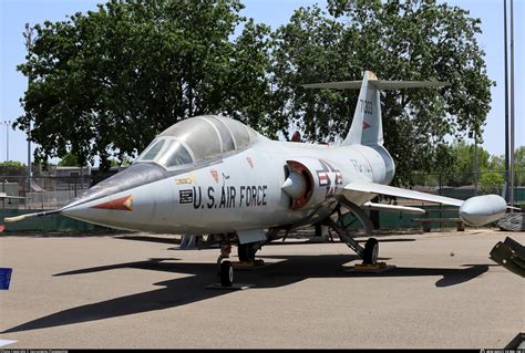 Lockheed F-104 Starfighter Mach 2 fighter jet with extremely thin wings United States