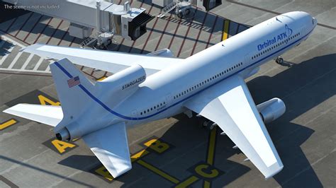 Lockheed L-1011 Stargazer carrying Pegasus rocket under fuselage