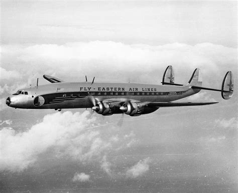 Lockheed L-1049 Super Constellation in original 1950s airline livery