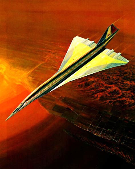 Lockheed L-2000 supersonic transport airliner concept artwork