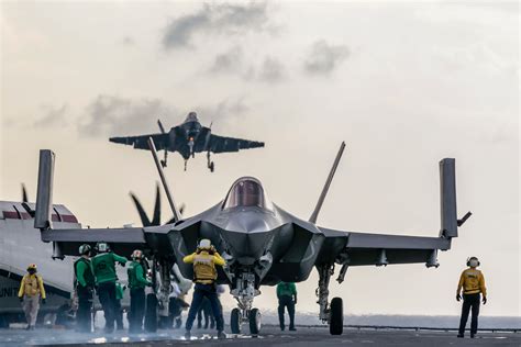 lockheed martin f-35 flight formation us navy air force