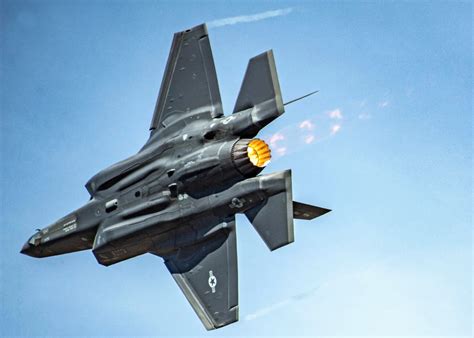 Lockheed Martin F-35A Lightning II stealth fighter aircraft in flight