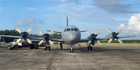 Lockheed P-3 Orion maritime patrol aircraft tail magnetic anomaly detector boom