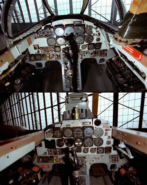 Lockheed T-33 Shooting Star vintage jet trainer cockpit view