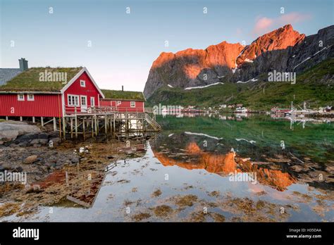 Lofoten Islands Norway midnight sun fishing villages