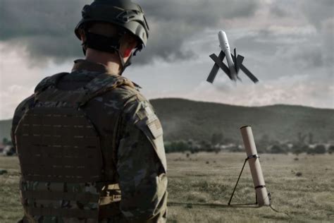 loitering munitions Switchblade and Hero models on display for special operators