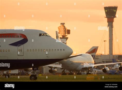 London Heathrow air traffic control operations overseeing dense flight movements