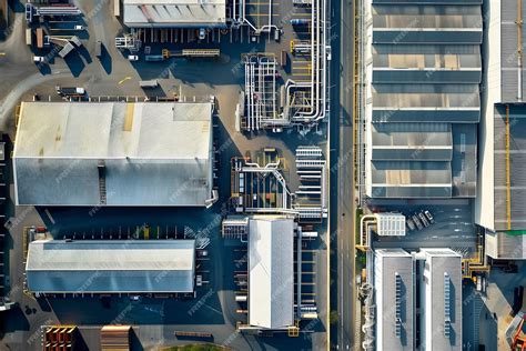 Long Beach aircraft factory aerial view with runways and industrial complex