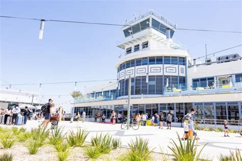 Long Beach Airport streamline moderne terminal historic building