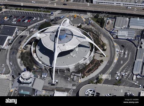 Los Angeles International Airport Theme Building at night