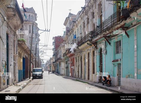 low season tourist zone in old havana empty of american visitors