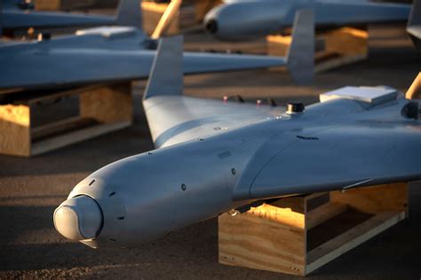 LUCAS drone launch system US military desert test range