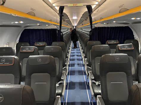 Lufthansa Airbus A320 European economy passengers with small personal items
