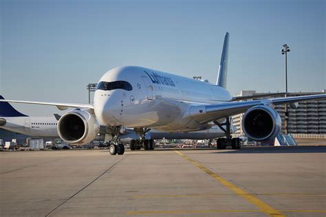 Lufthansa Airbus A330-200 beside Airbus A350-900 during widebody fleet renewal