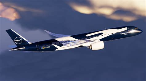 Lufthansa Airbus A350-1000 in new Lufthansa livery