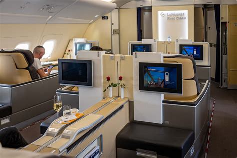 Lufthansa Airbus A380 First Class cabin