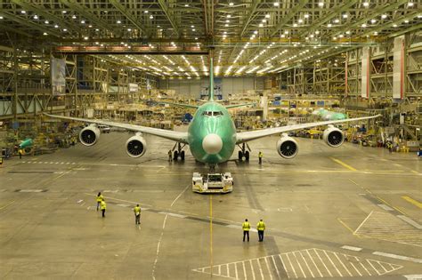 Lufthansa Boeing 777X at Everett assembly facility