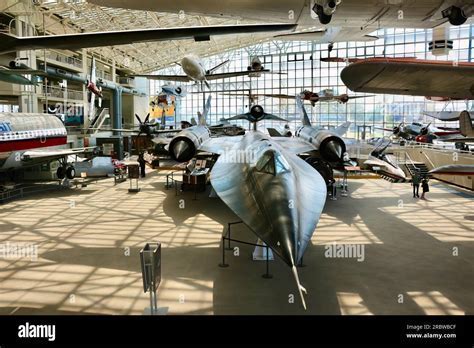 M-21 Oxcart variant with D-21 drone at Museum of Flight Seattle