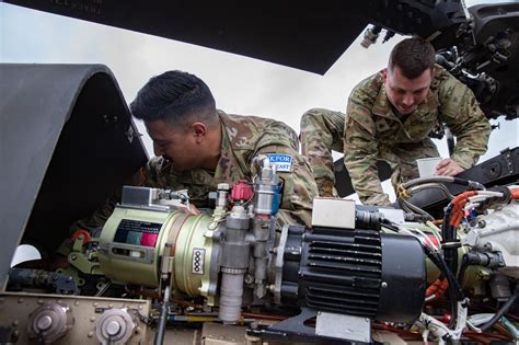 Maintenance crews working on a grounded F-35A at South Korean air base, 2023
