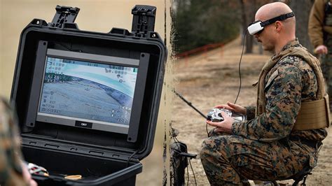 Marine instructors training attack drone operators at Quantico facility, 2026