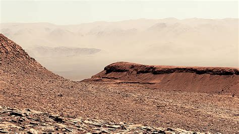 mars curiosity rover drilling site in gale crater