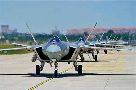 Mass production line of J-20 fighters in China