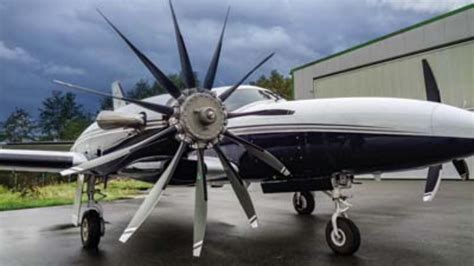 McCauley propeller on a Cessna aircraft engine