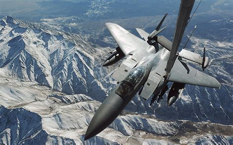 McDonnell Douglas F-15 Eagle flying over Virginia skies during Operation Noble Eagle, 2007