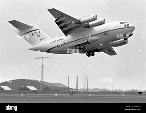 McDonnell Douglas YC-15 experimental transport aircraft with four engines