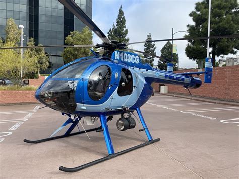 MD 500F in law enforcement deployment, U.S. police air support unit