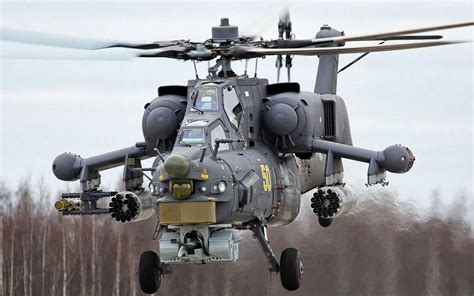 Mi-28 Havoc with advanced targeting system deployed on night mission